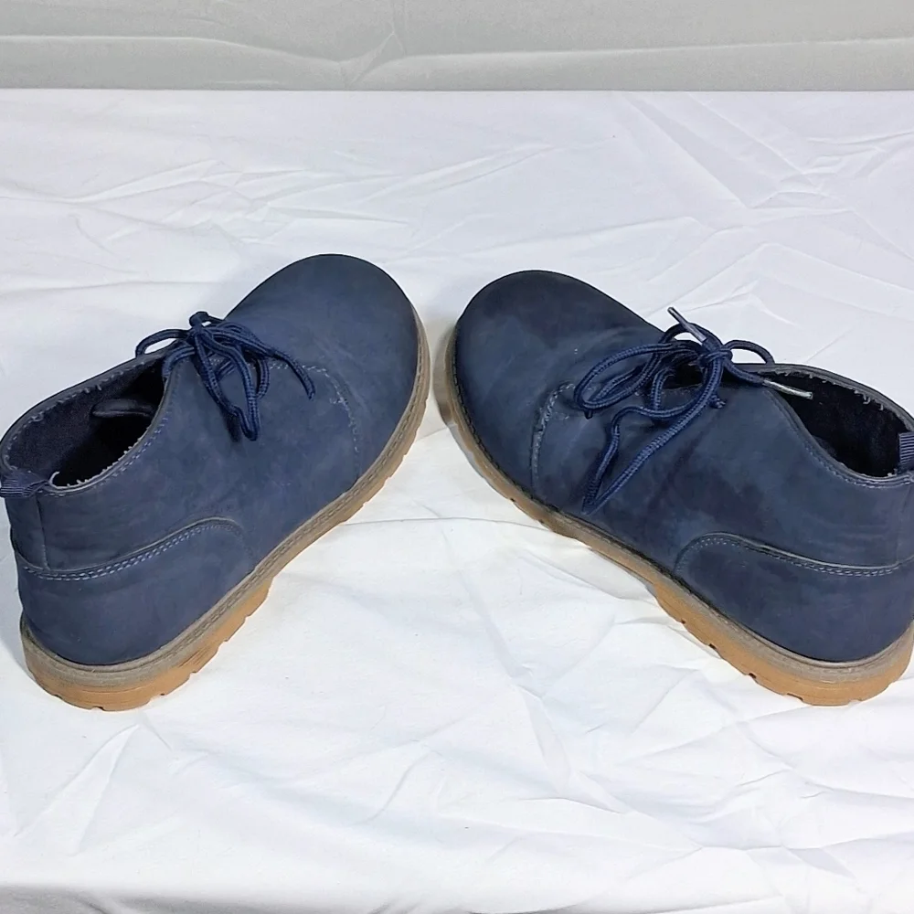 Oshkosh B'gosh Kid's Size 3 Gunther Unique Blue Tie Boots Shoes